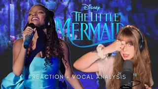 Halle Bailey - Part of your World LIVE debut! Reaction & vocal analysis