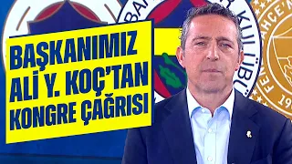 Başkanımız Ali Y. Koç'tan Üyelerimize Olağanüstü Genel Kurul Çağrısı!