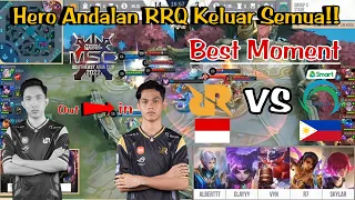 Best Moment RRQ VS OMEGA ESPORT Group Stage MSC 2022 | Hero Andalan RRQ Keluar Semua di Game 1 ‼️