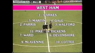 1985/86 - West ham v Man Utd (Division 1 - 2.2.86)