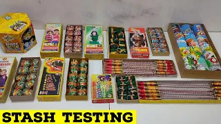 Diwali crackers testing 2020 | Diwali stash 2020 | Crackers Testing | Crackers Experiment