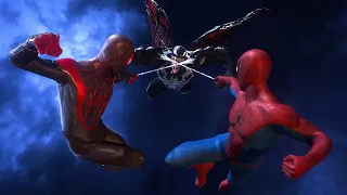 Peter and Miles Vs Venom with Classic Suits - Marvel's Spider-Man 2