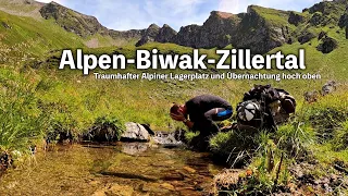 Alpenbiwak im Zillertal / Traumhafter Alpiner Lagerplatz und Übernachtung hoch oben.