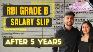 RBI Grade B Latest Salary Slip 2022 | RBI Grade B Salary after 5 Years lRBI Grade B Allowances & CTC