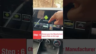 Car Maker Boot Logo change in any Android Infotainment System without any app💯| #shorts #android