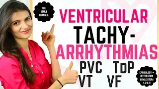 Ventricular TachyArrhythmias (PVC, VT, TdP, VFib) *USMLE STEPs 1, 2 & 3*