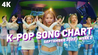 (TOP 100) K-POP SONGS CHART | SEPTEMBER 2022 (WEEK 2)