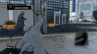 Watch Dogs Gameplay - Random Crime Takedown