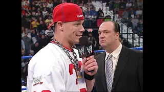 John Cena, Paul Heyman & Rhyno Segment | SmackDown! Jan 15, 2004