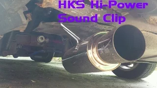 AE86 HKS Hi-Power Sound Clip