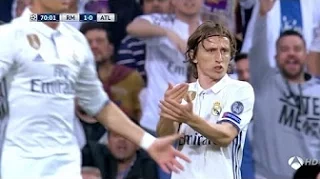Luka Modric vs Atletico Madrid Home 02/05/2017 HD