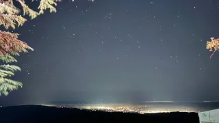 A Glimpse of my attempt to capture northern lights on 05/11 at Lick observatory, Mount Hamilton