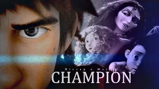 CHAMPION ➵ • Hiccup x Merida •