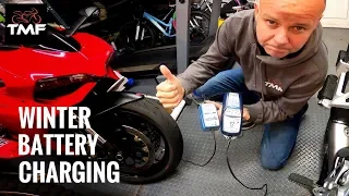 How to keep you motorbike batteries from going flat over winter