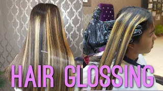 How to do Hair Glossing by AISHA BUTT