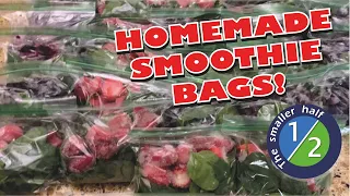 Homemade Smoothie Freezer Bags! DIY So Easy!