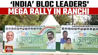 'INDIA' Bloc Rally Today In Ranchi; Kejriwal's Show Of Strength In Delhi | Lok Sabha Election 2024