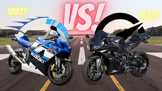 2005 GSXR 750 vs. 2008 CBR600RR