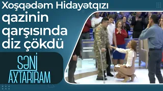 Xoşqədəm Hidayətqızı aksiyaya dəstək olan qazinin qarşısında diz çökdü - Səni Axtarıram