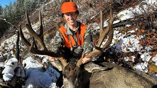 MONTANA GIANT!!! Late Season Mule Deer Hunt - Stuck N The Rut 180