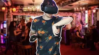 BARTENDING IN VR! | Flairtender (HTC Vive Gameplay)