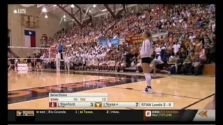 Stanford v Texas, 9/14/2018, Women's Volleyball