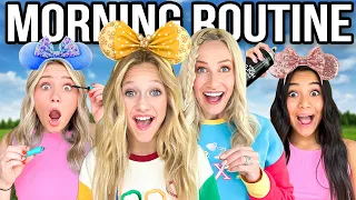 DiSNEY MORNiNG ROUTiNE *ALONE* W/ 12 KiDS !!