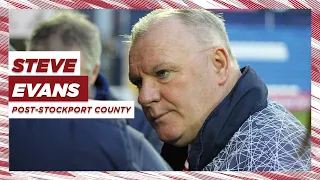 Steve Evans' reaction | Stockport County 2-0 Stevenage