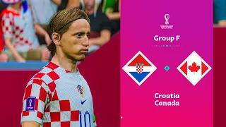 FIFA 23 - Croatia v Canada - FIFA World Cup Group F | PC™ Next Gen