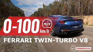 2020 Ferrari Portofino 0-100km/h & engine sound