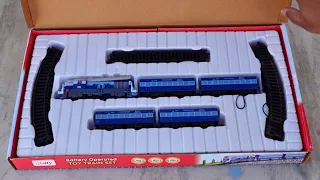 Centy Train Indian Passenger Train Set Unboxing & Cinematic shot (blue LHB  Version)