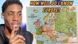 Guess The European Country on The Map || FOREIGN REACTS