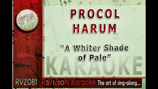 PROCOL HARUM - " A Whiter Shade of Pale" Karaoke