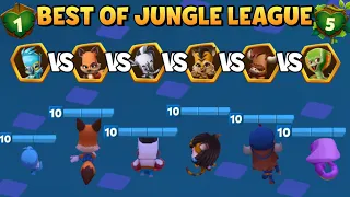 WHO IS THE BEST CHARACTER OF JUNGLE LEAGUE? (1-5) | JUNGLE OLYMPICS | Zooba