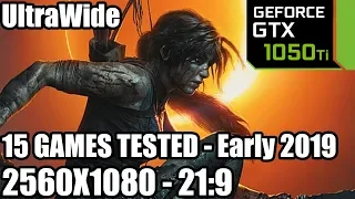 GTX 1050 ti on an UltraWide Monitor - 15 Games Tested - 21:9 - 2560x1080 - Early 2019