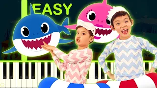 Baby Shark Dance | PINKFONG - EASY Piano Tutorial