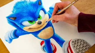 Drawing Sonic The Hedgehog (2020) - Nimauke