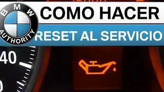 BMW - Como hacer reset a un servicio