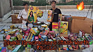 Diwali Firecrackers Stash | Crackers Stash Worth ₹30000 Stash