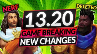 NEW PATCH 13.20 - CHAMPION BUFFS and NERFS - Full K'Sante Rework! - LoL Update Guide