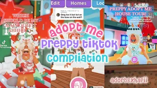 PREPPY CHRISTMAS ADOPT ME TIKTOK COMPLIATION