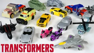 Transformers Micro Machines Collection So Small with Big Details! Jetfire Arcee Elita 1 Blackout