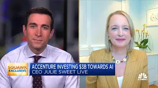 Accenture CEO Julie Sweet on A.I. investment: All about accelerating client's ability to reinvent
