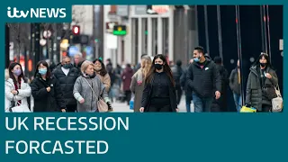 Bank of England forecasts a recession in the UK as inflation tops 10% I ITV News