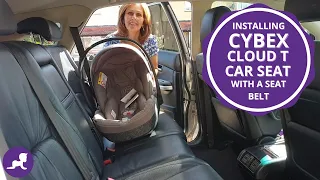 How to Install a Cybex Cloud T With a Seatbelt