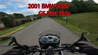 2001 BMW F650 GS First Ride Review