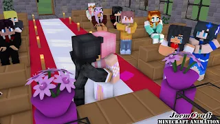 THE WEDDING OF MY BESTFRIEND KC & MY BOYFRIEND AARON 💔💔- Minecraft Animation