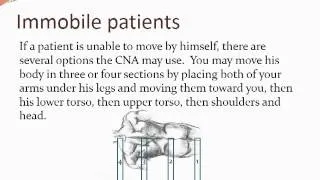 Intro to Change Position to Supported Side-Lying CNA Skill