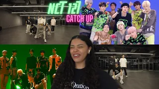 NCT 127 CATCH UP! 2 Baddies Live Stage, Dance Practice & Relay + ‘Faster’ Dance Practice | REACTION!