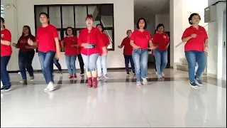 Besame Mucho Line Dance Choreo DwiIndah Pujiastuti ( INA) Demo by Bloxi Dance GKJ Manahan